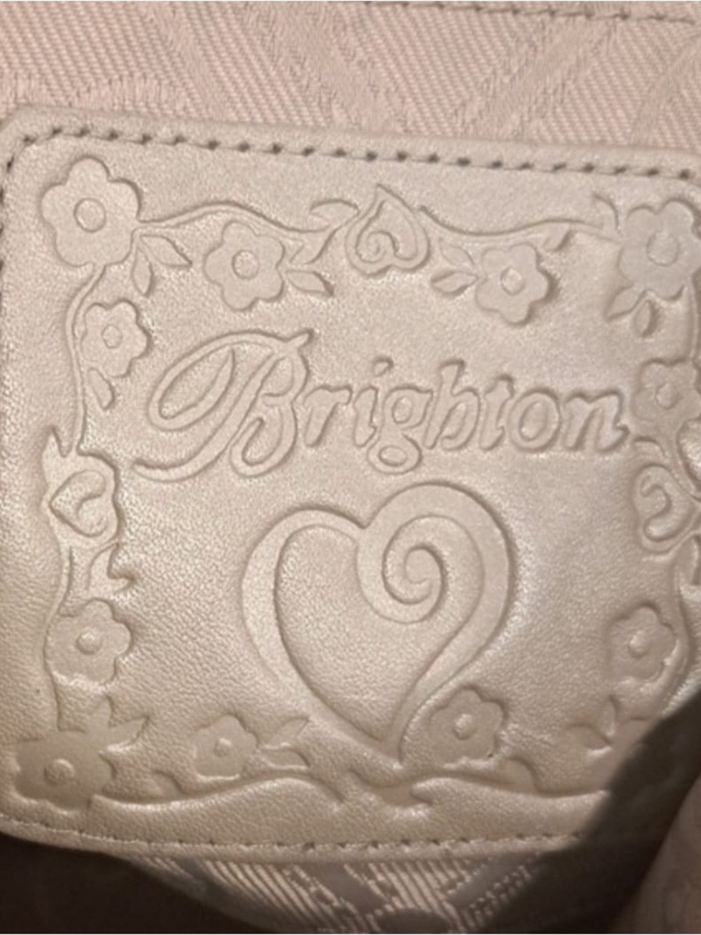 Brighton Beige Woven Crossbody with Snake-Print Trim - Picture 8 of 8